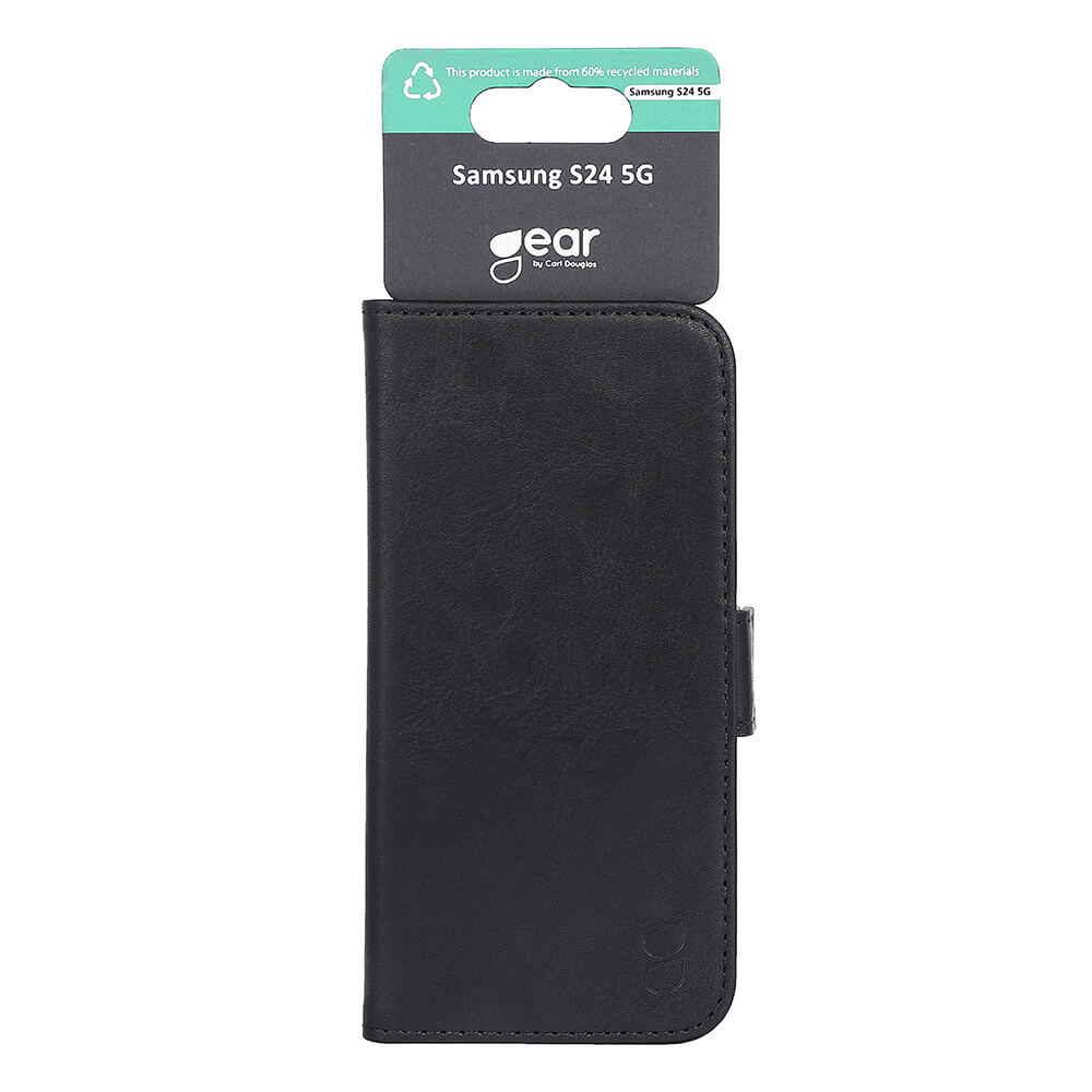 GEAR Classic 3 card Recycled Samsung S24 5G Black