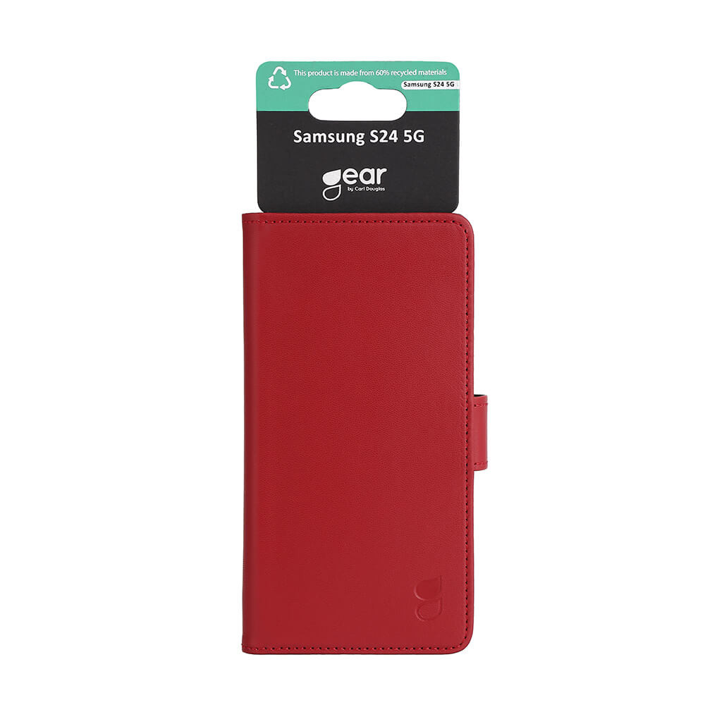 GEAR Classic 3 card Recycled Samsung S24 5G Red