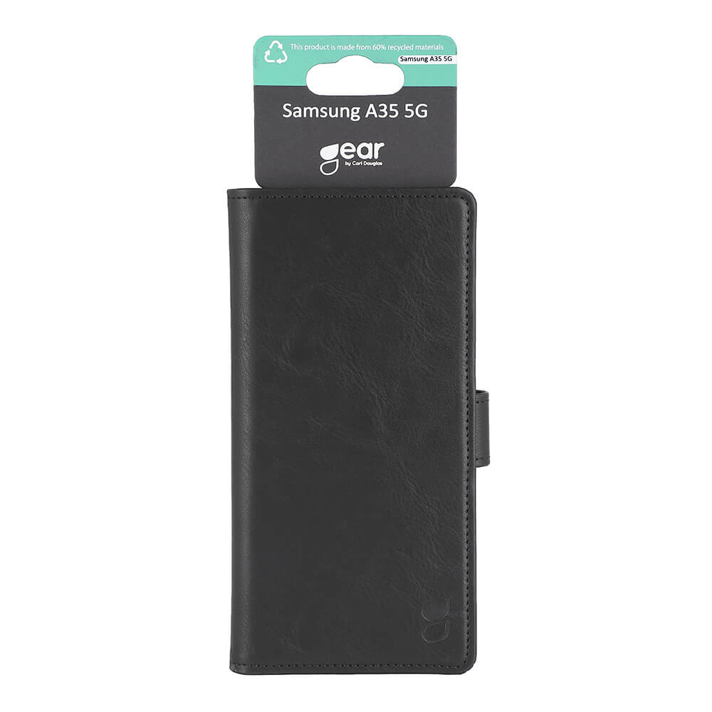 GEAR Classic 3 card Recycled Samsung A35 5G Black