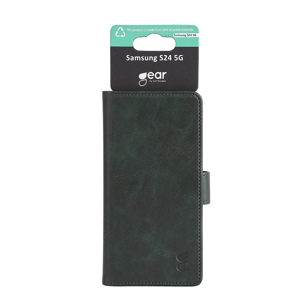 GEAR Classic 3 card Recycled Samsung S24 5G Olive Green