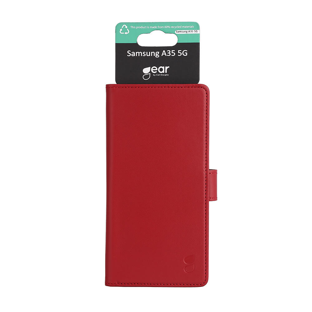 GEAR Classic 3 card Recycled Samsung A35 5G Red