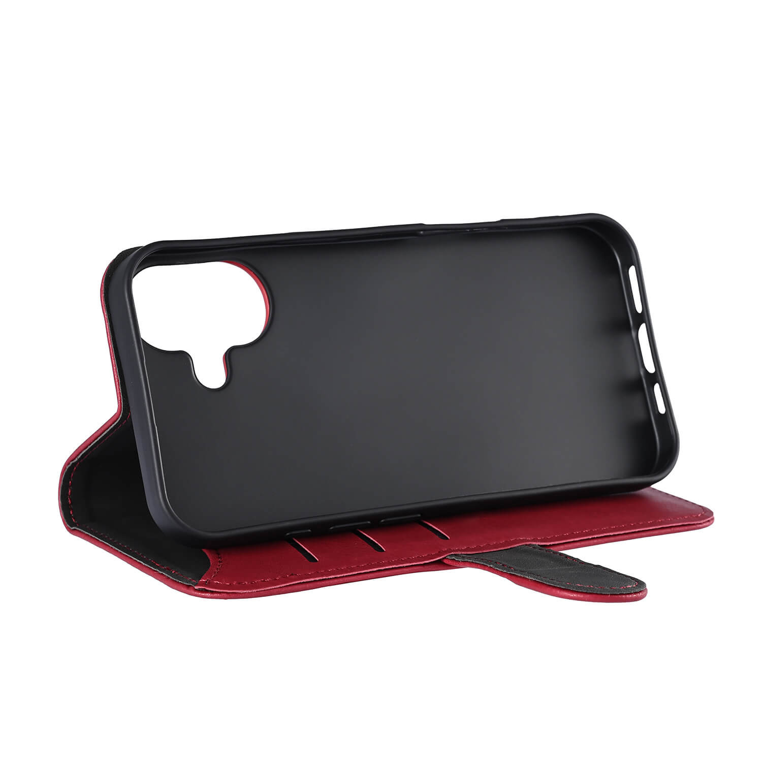 GEAR Classic 3 card Recycled MagSerie iPhone 16 Deep Red