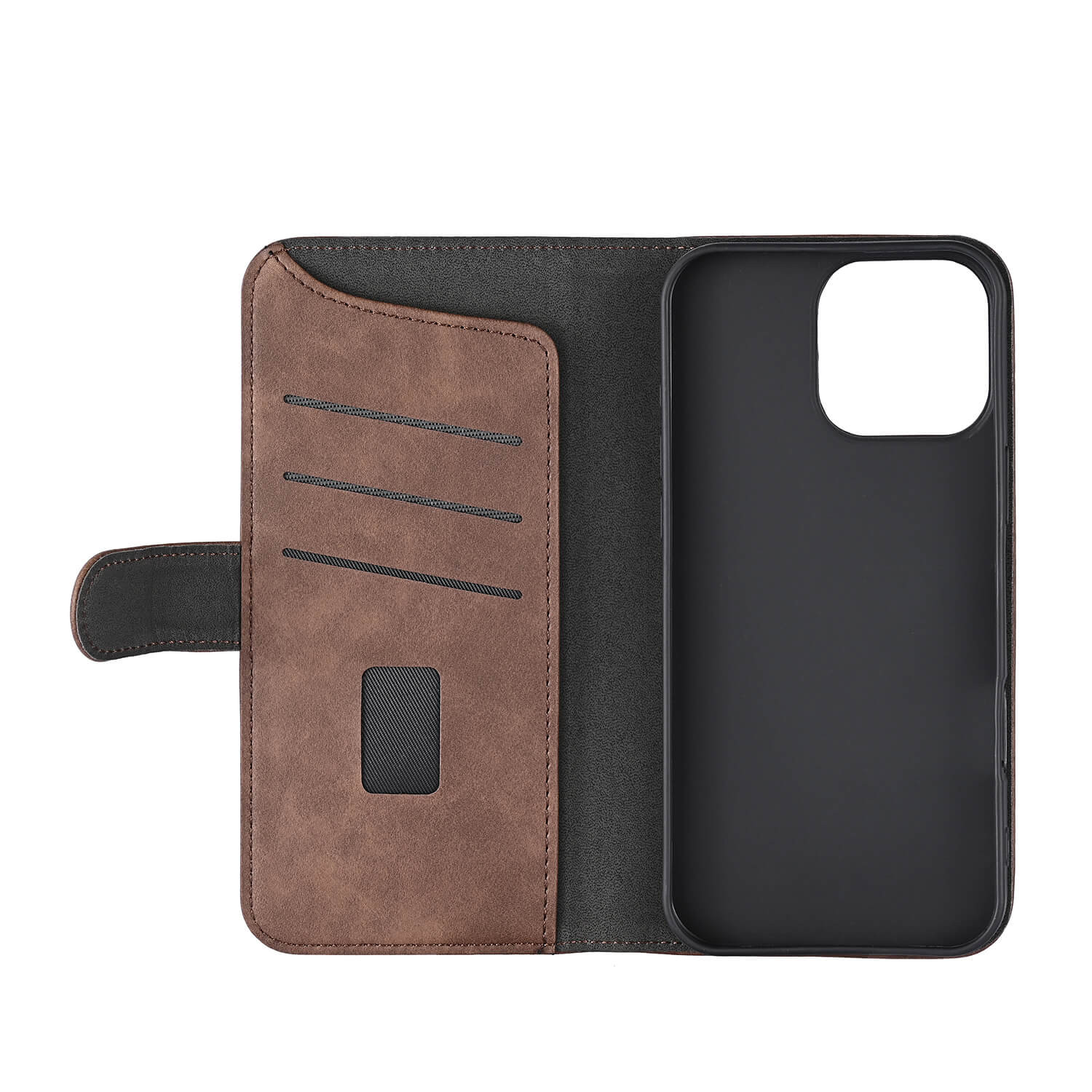 GEAR Classic 3 card Recycled MagSerie iPhone 16 Pro Max Brown