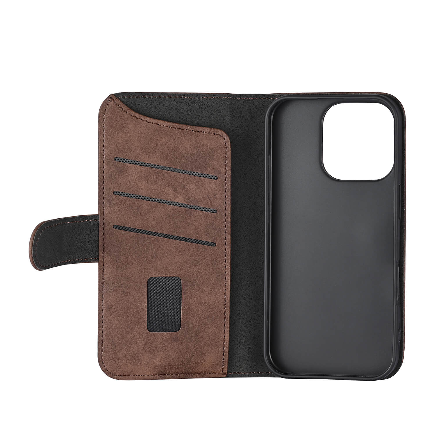 GEAR Classic 3 card Recycled MagSerie iPhone 16 Pro Brown