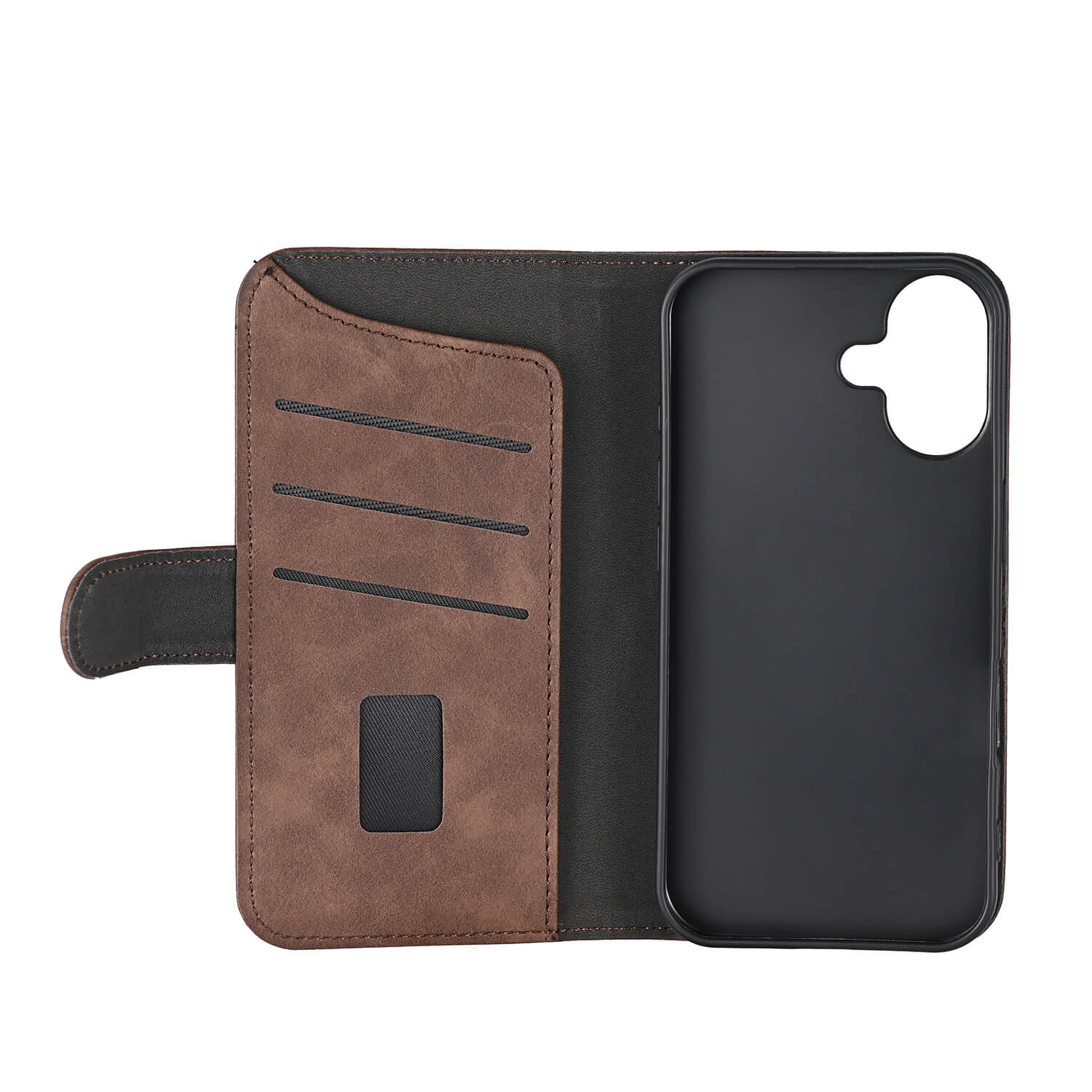 GEAR Classic 3 card Recycled MagSerie iPhone 16 Brown