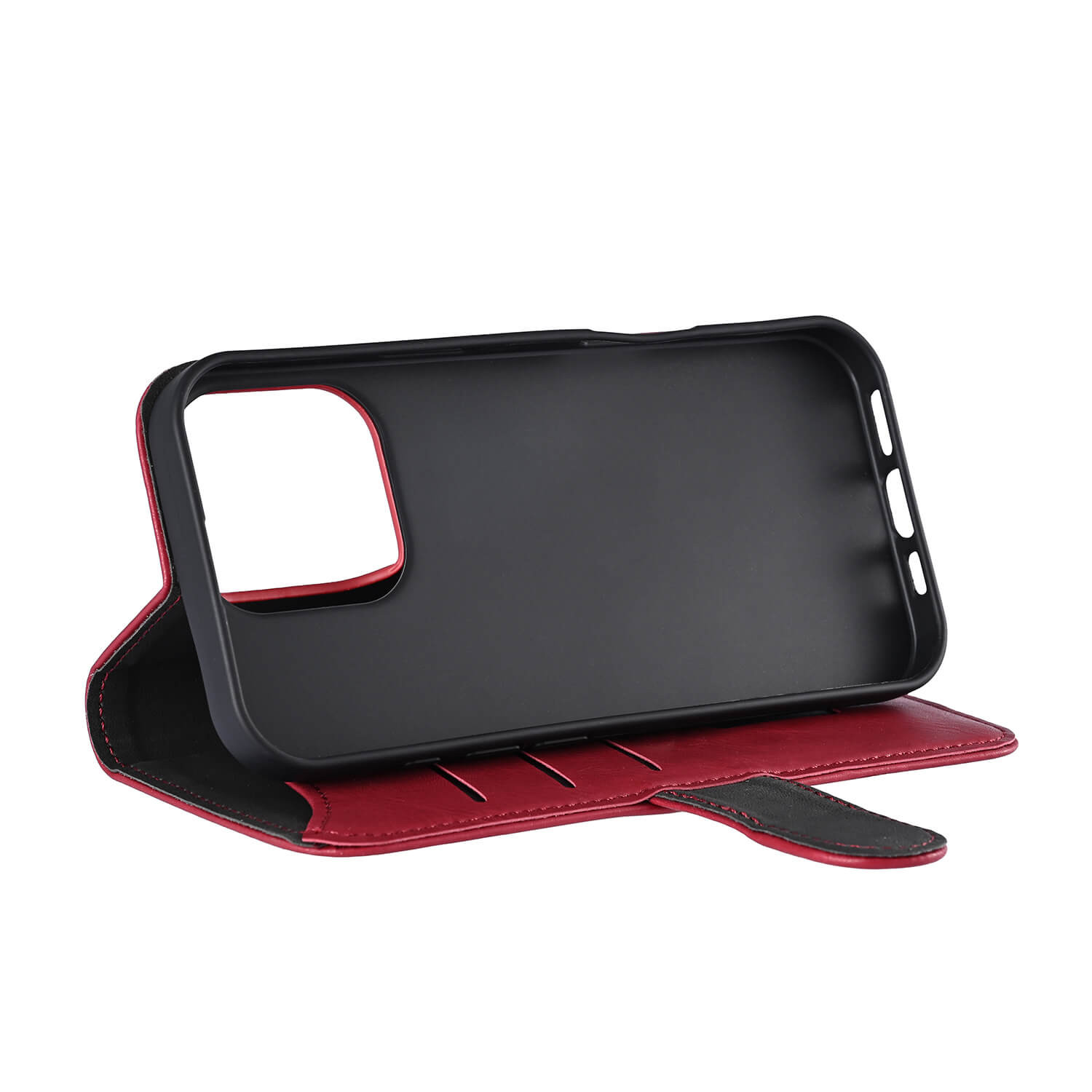 GEAR Classic 3 card Recycled MagSerie iPhone 16 Pro Deep Red