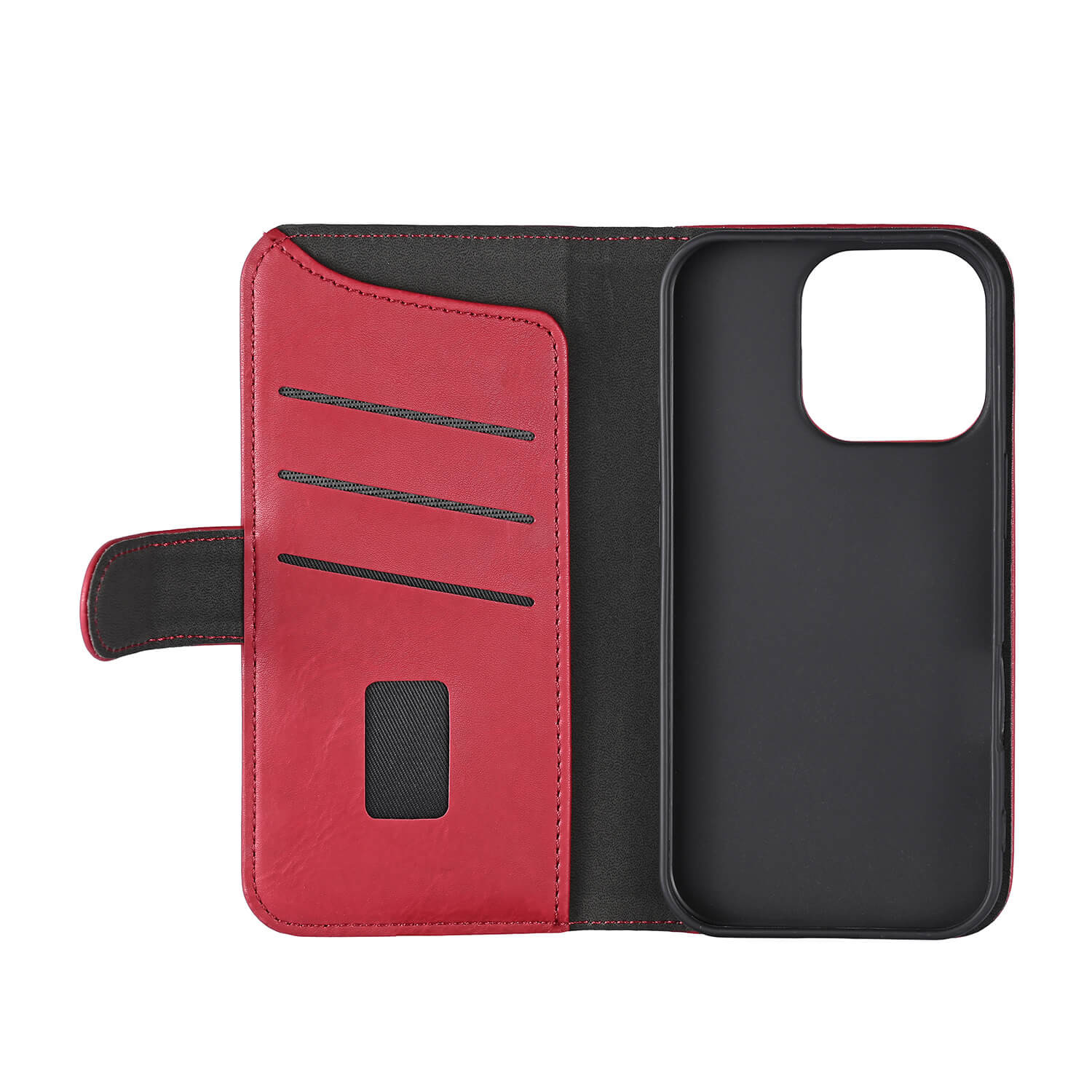 GEAR Classic 3 card Recycled MagSerie iPhone 16 Pro Deep Red