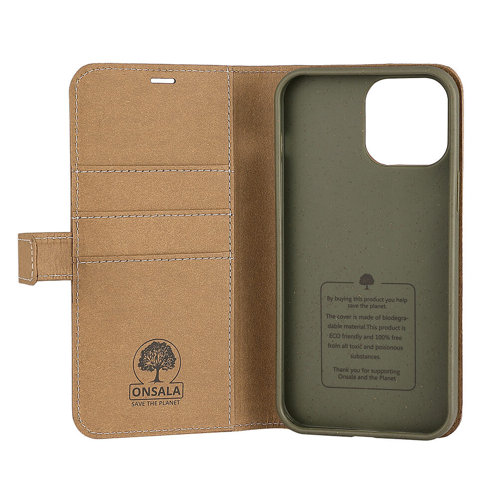 ONSALA ECO Lommebokveske Sand iPhone 13  Pro Max