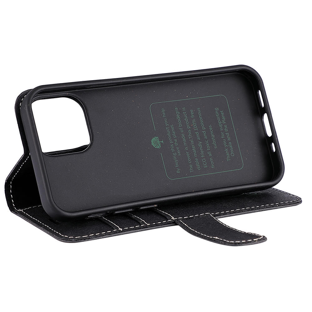 ONSALA ECO Lommebokveske Svart iPhone 13  Mini