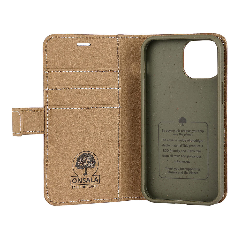 ONSALA ECO Lommebokveske Sand iPhone 13  Mini