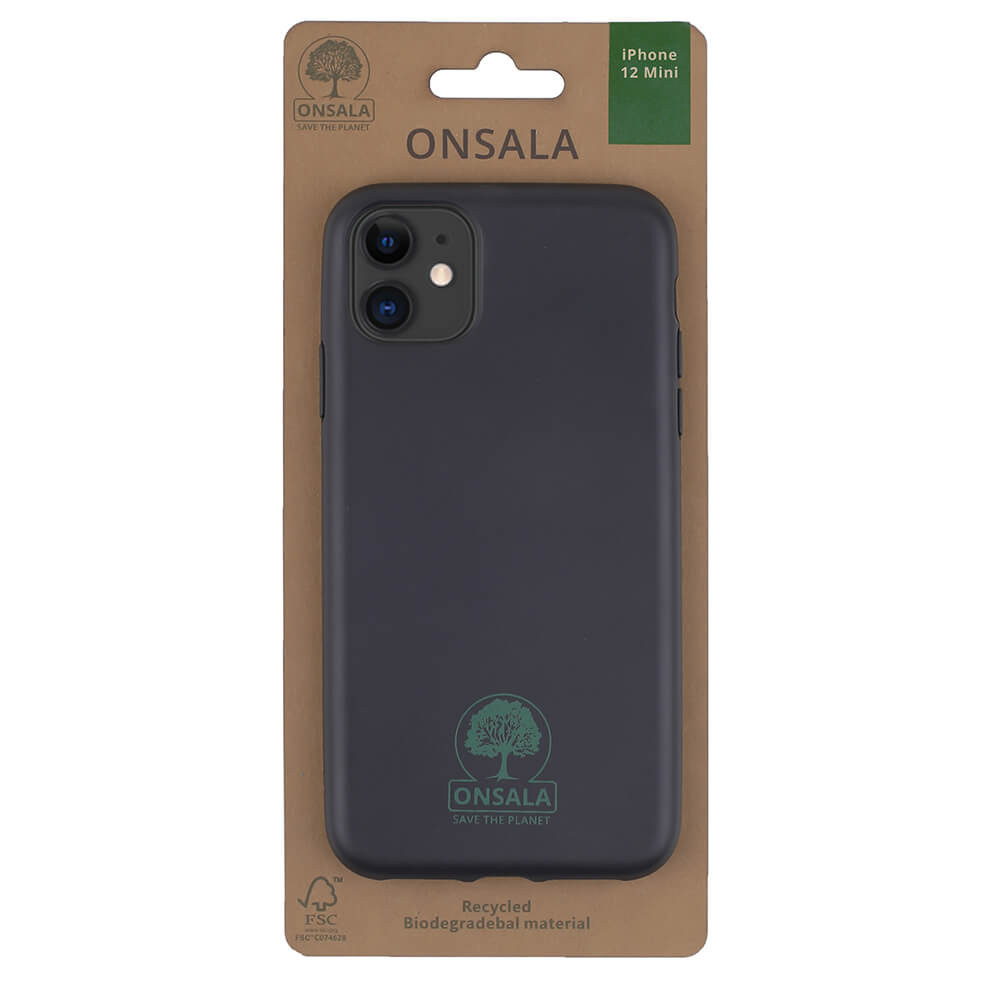 ONSALA ECO Mobildeksel Svart iPhone 12 Mini