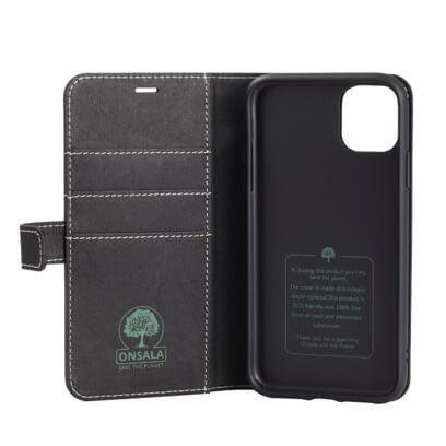 ONSALA ECO Lommebokveske Svart iPhone 12 Pro Max