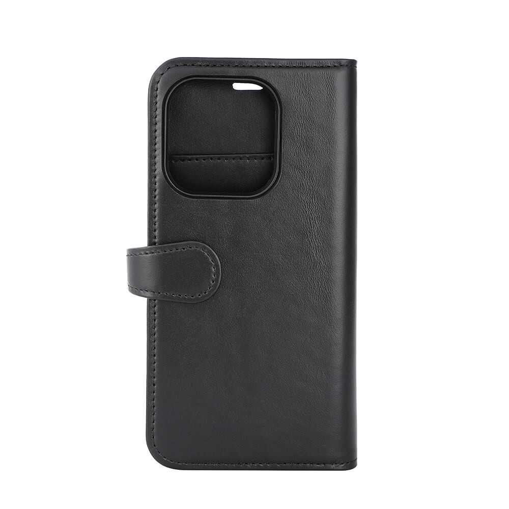 BUFFALO 2in1 Leather 3 card MagSeries iPhone 15 Pro Black