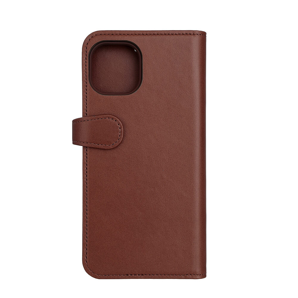 BUFFALO 2in1 Leather 3 card MagSeries iPhone 15 Plus Brown