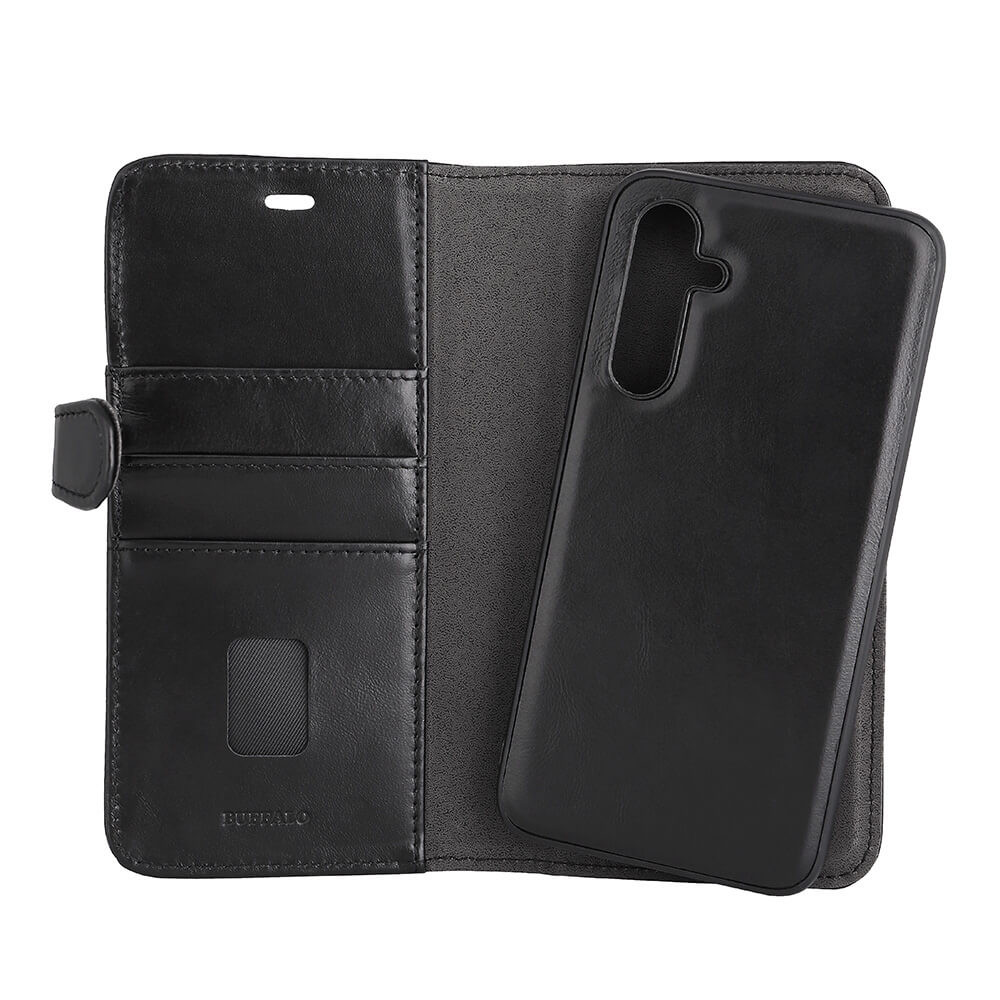 BUFFALO 2in1 Wallet Leather 3 card Samsung Galaxy A54 5G Black