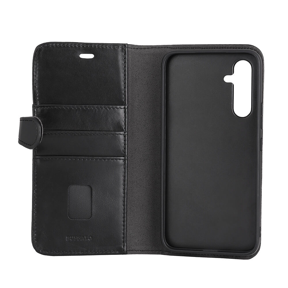 BUFFALO 2in1 Wallet Leather 3 card Samsung Galaxy A54 5G Black