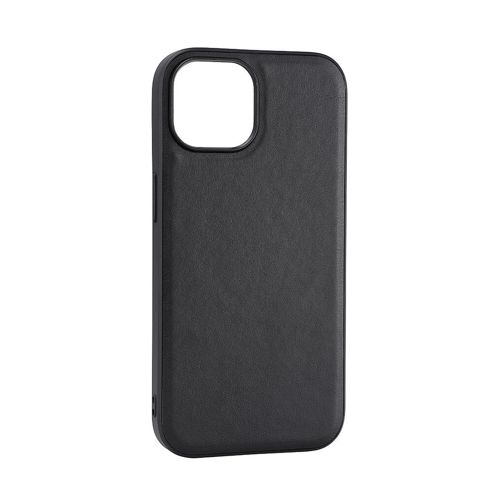 BUFFALO Back cover PU MagSeries iPhone 15 Black