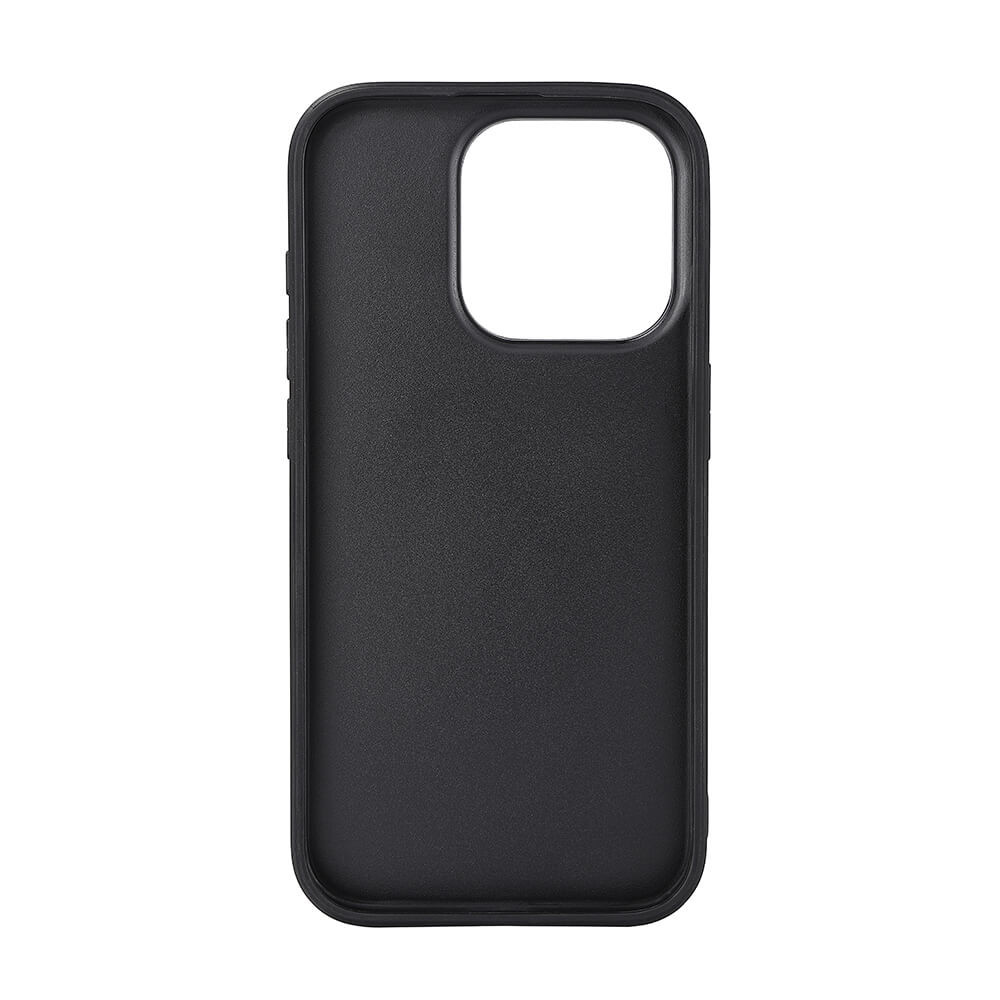 BUFFALO Back cover PU MagSeries iPhone 15 Pro Black
