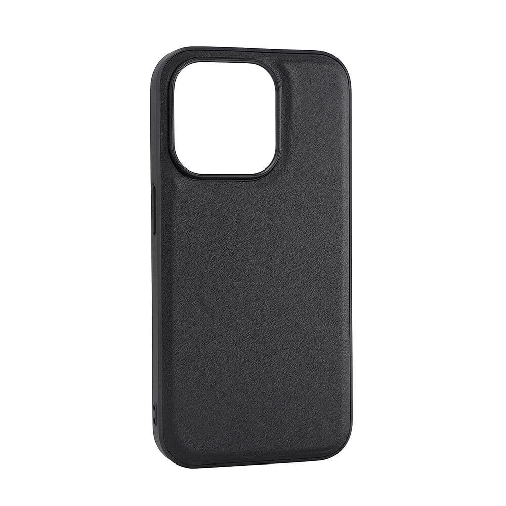 BUFFALO Back cover PU MagSeries iPhone 15 Pro Black