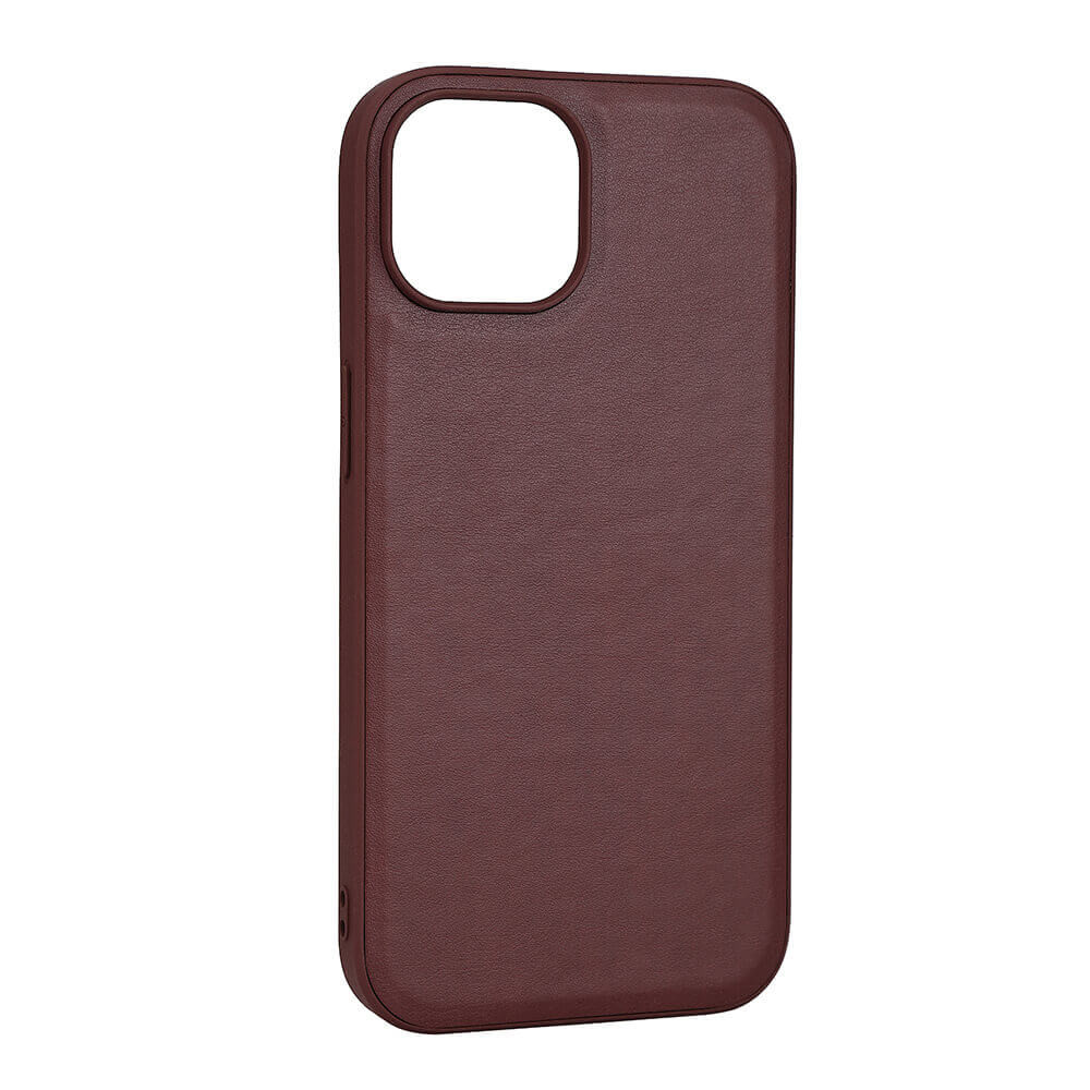 BUFFALO Back cover PU MagSeries iPhone 15 Brown