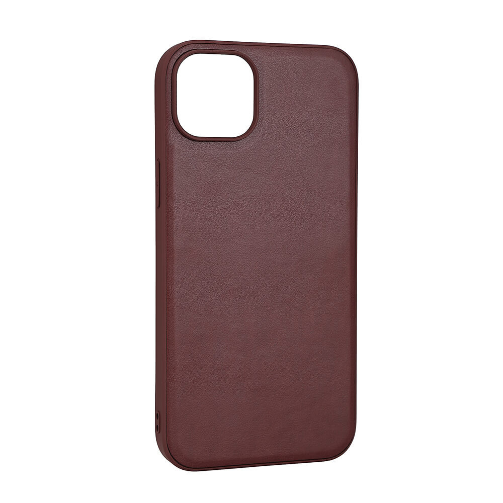 BUFFALO Back cover PU MagSeries iPhone 15 Plus Brown