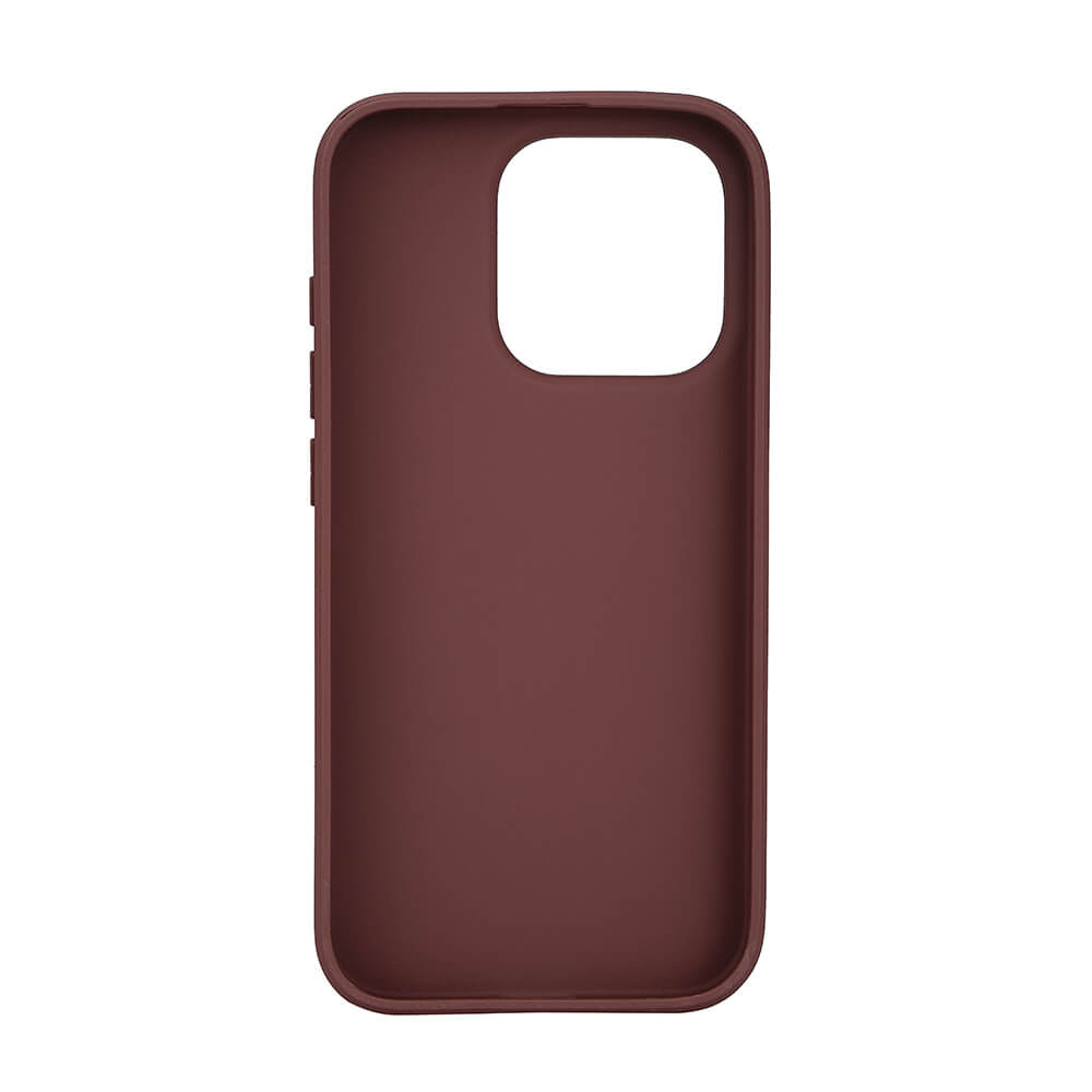 BUFFALO Back cover PU MagSeries iPhone 15 Pro Brown