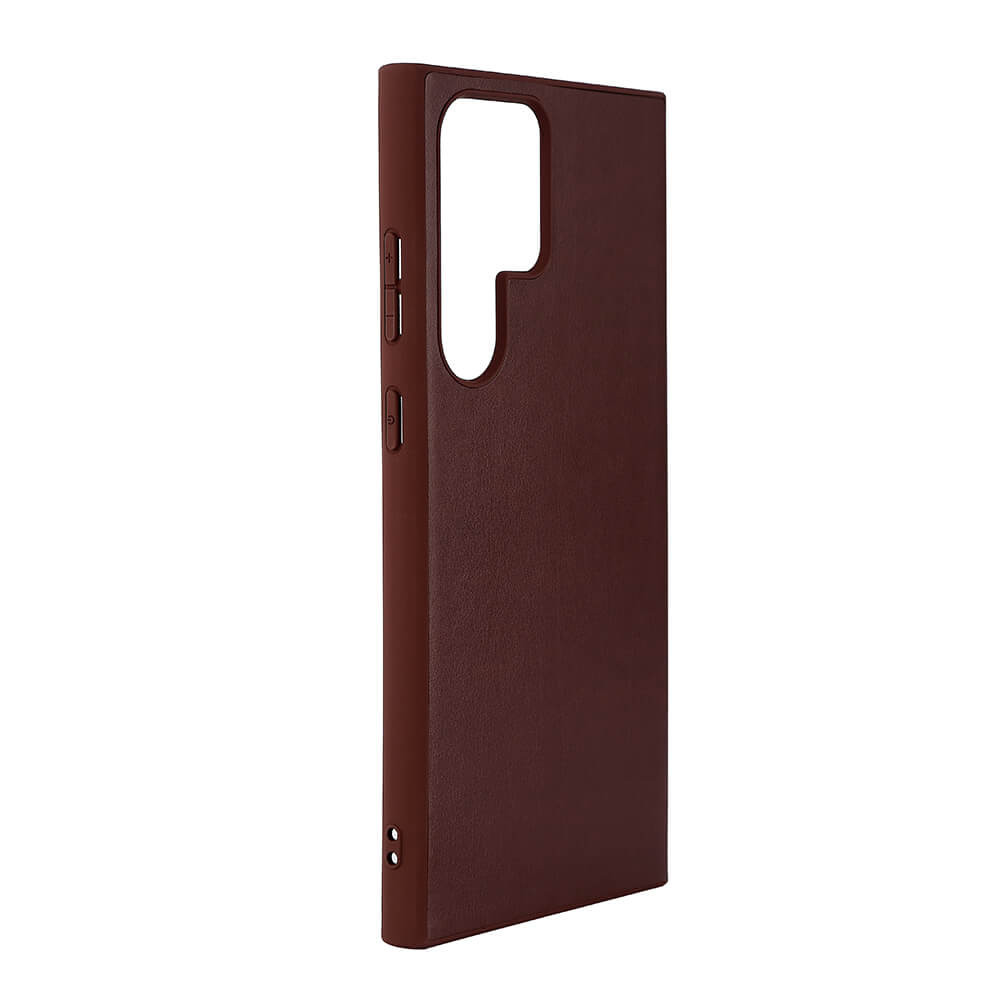BUFFALO Back cover PU Samsung  S23 5G Ultra Brown