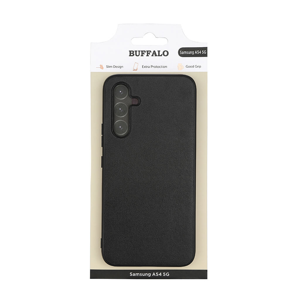 BUFFALO Back cover PU Samsung Galaxy A54 5G Black