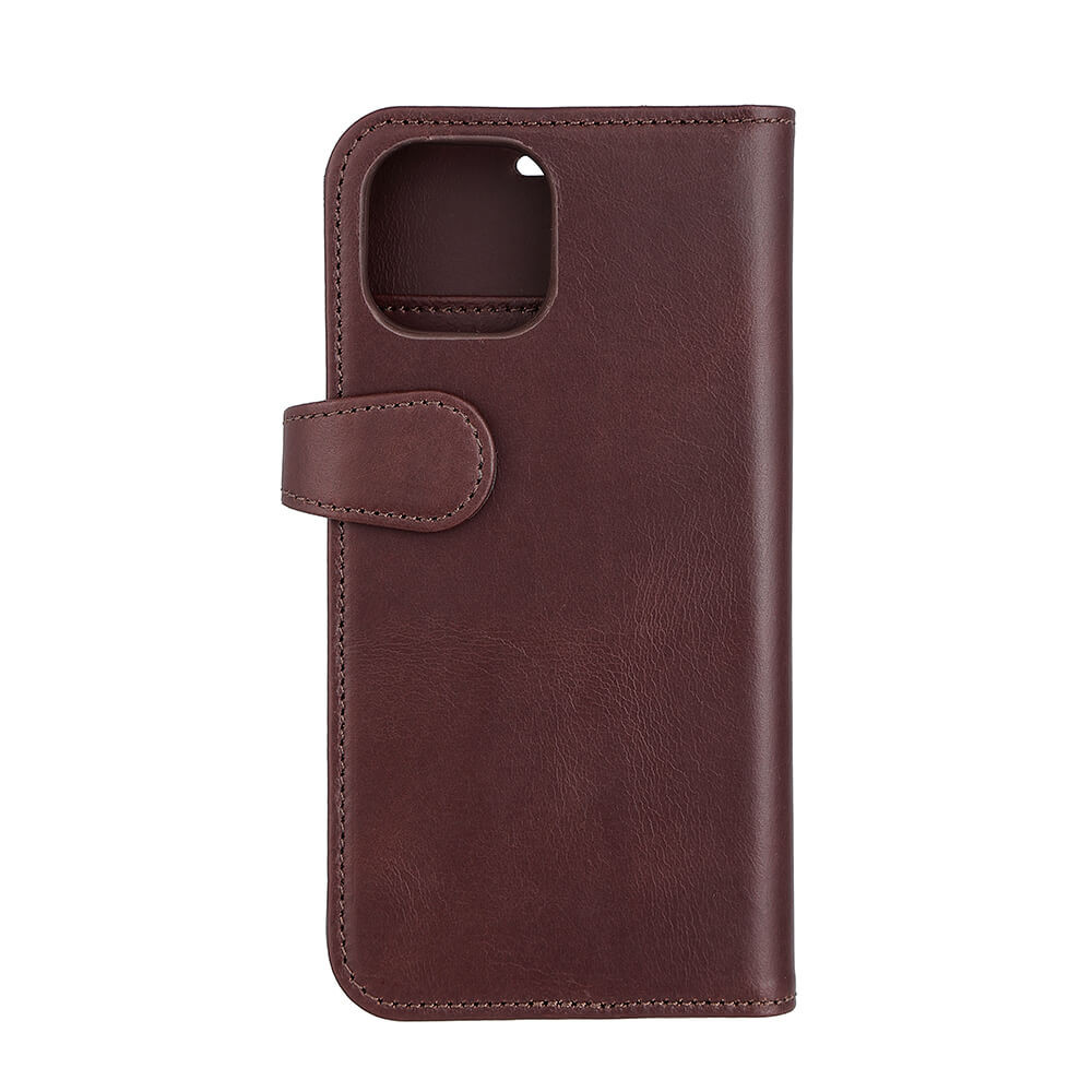 BUFFALO 2in1 Wallet Leather 3 card iPhone 13/14/15 Brown