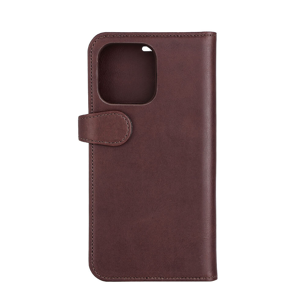 BUFFALO 2in1 Wallet Leather 3 card iPhone 14 Pro Max Brown