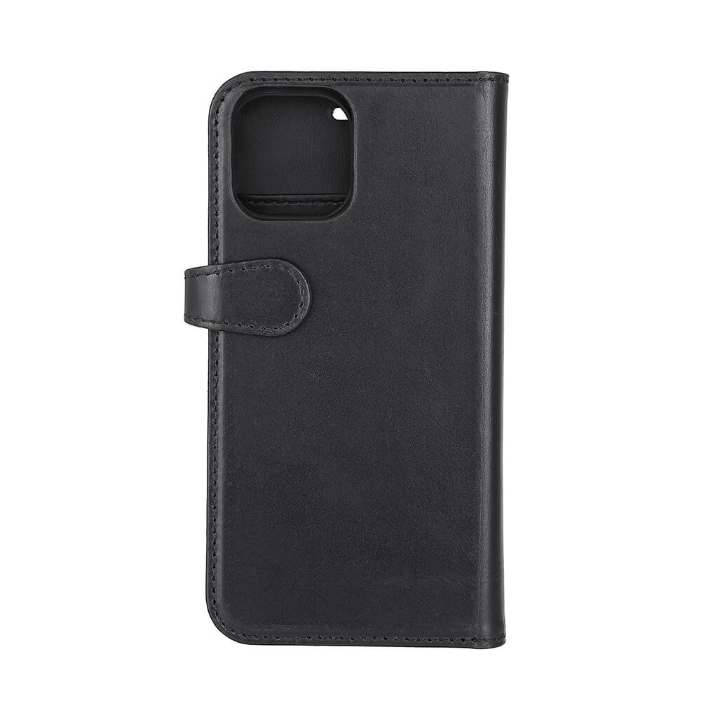 BUFFALO 2in1 Leather 3 card MagSeries iPhone 13/14/15 Black