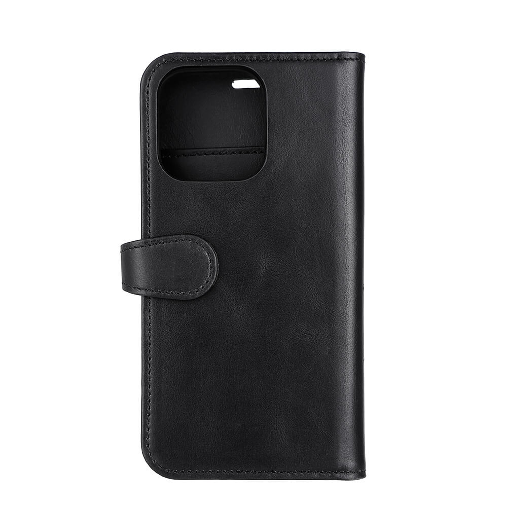 BUFFALO 2in1 Wallet Leather 3 card iPhone 14 Pro Black