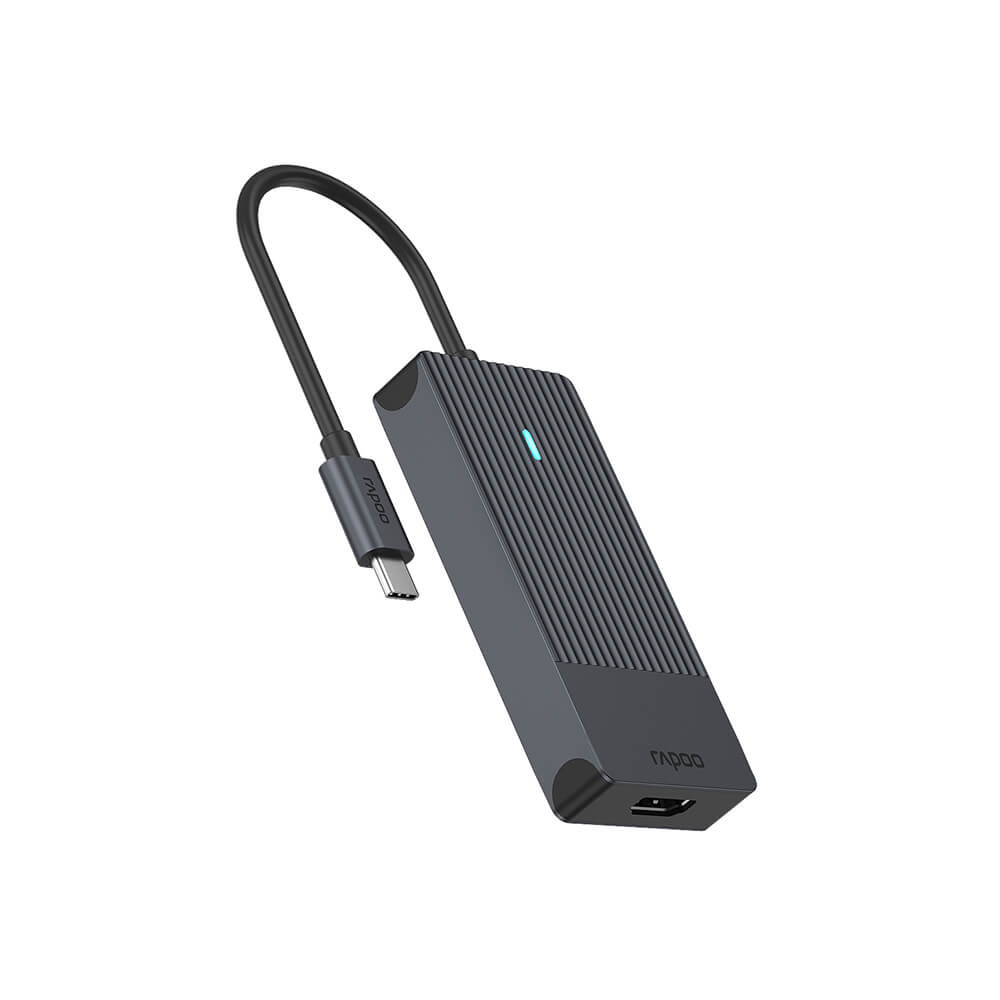 RAPOO USB-C Multiport UCM-2001 4-in-1 USB-C Adapter