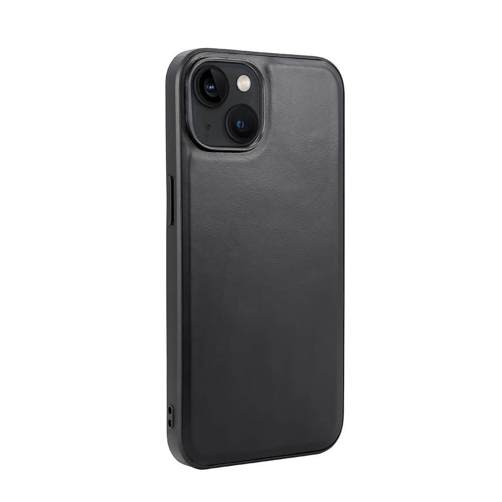 BUFFALO Backcover Leather MagSeries iPhone 13 / 14 Black