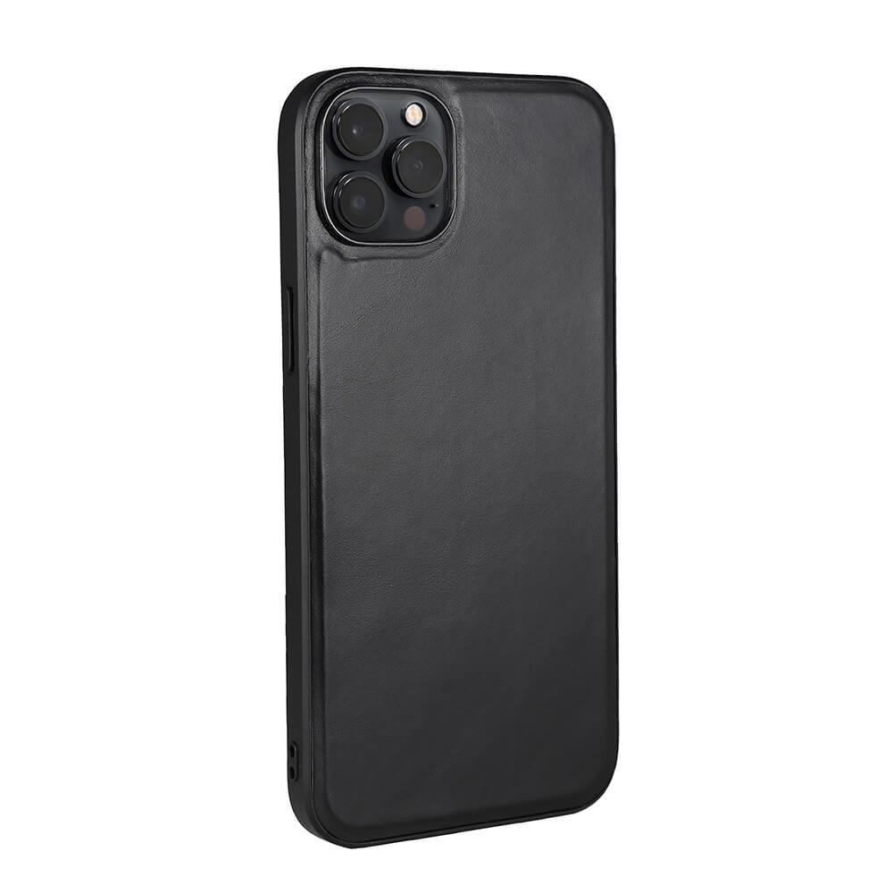 BUFFALO Backcover Leather MagSeries iPhone 14 Plus Black