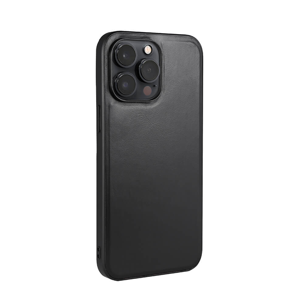 BUFFALO Backcover Leather MagSeries iPhone 14 Pro Max Black