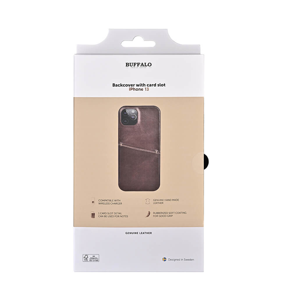 BUFFALO Backcover Brown iPhone 13