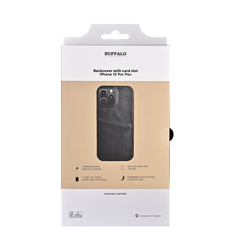 BUFFALO Backcover Black iPhone 13  Pro Max