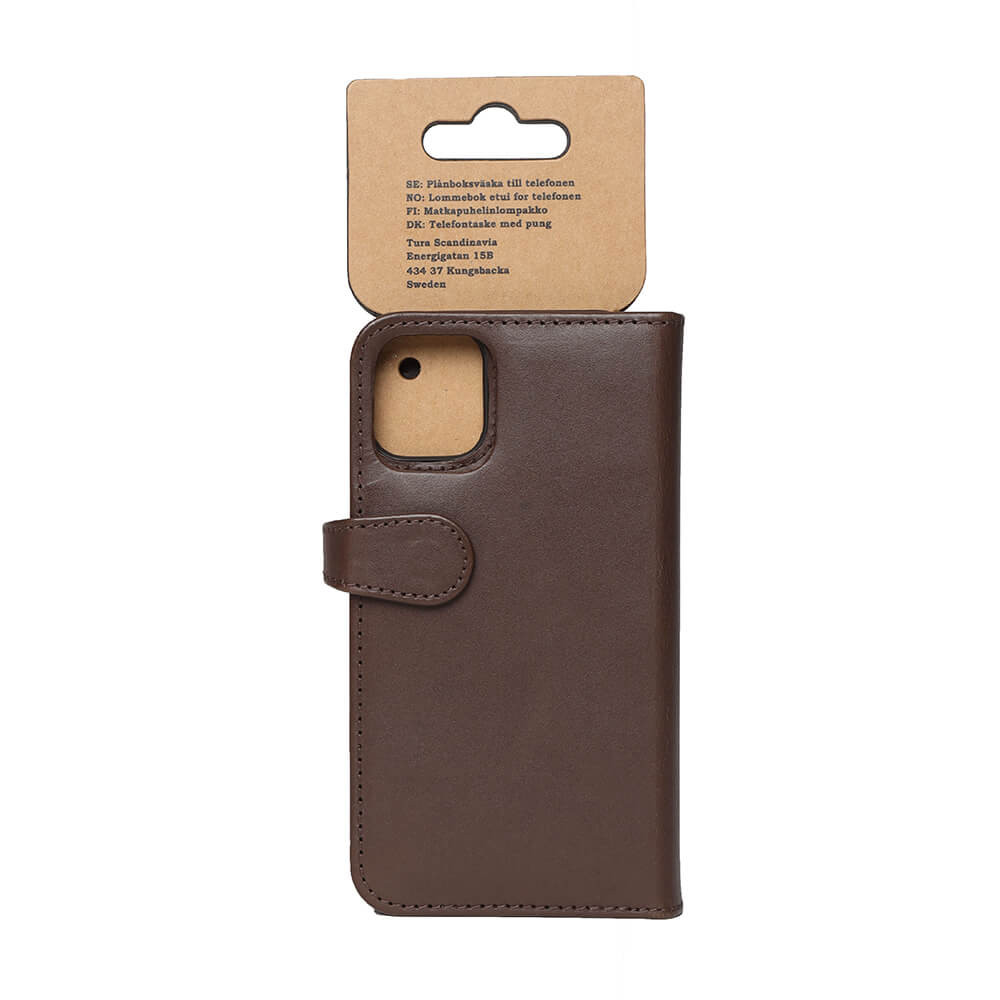 BUFFALO 2in1 Wallet Leather 3 card iPhone 12  Mini Brown