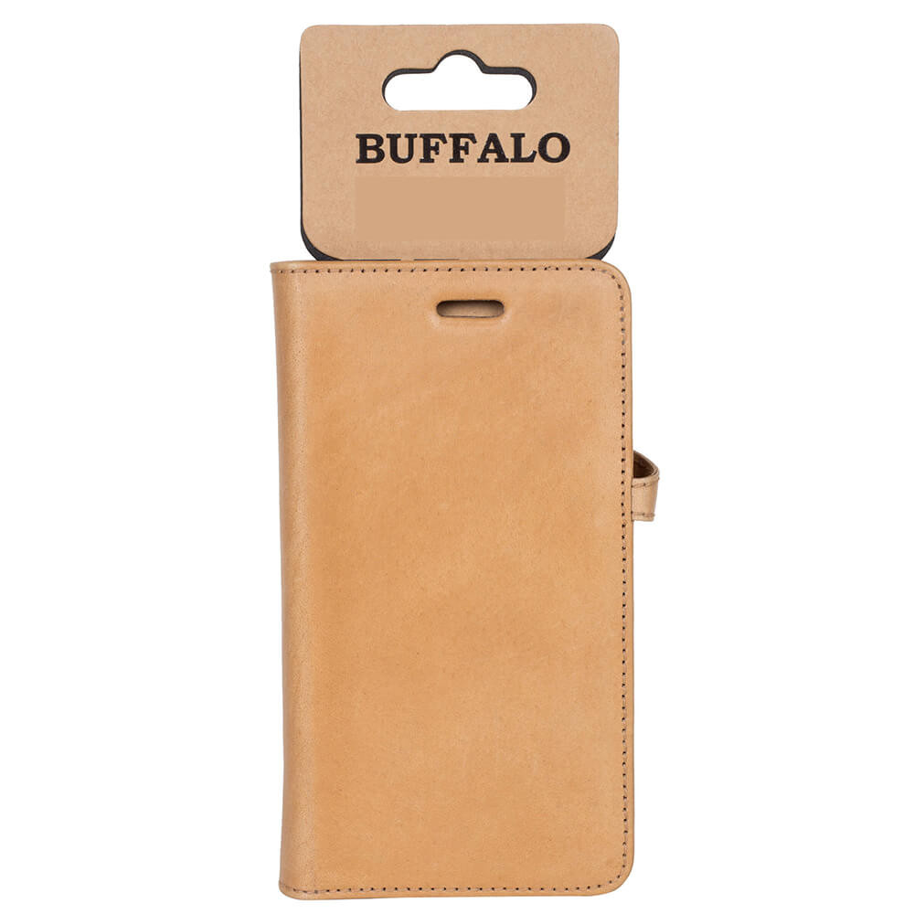 BUFFALO 2in1 Wallet Leather 3 card iPhone 11 Pro Max Cognac