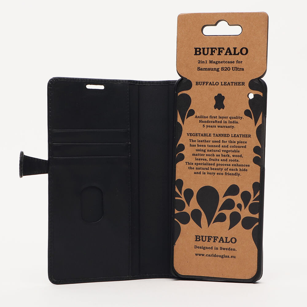 BUFFALO Lommebokveske Svart Samsung S20 Ultra
