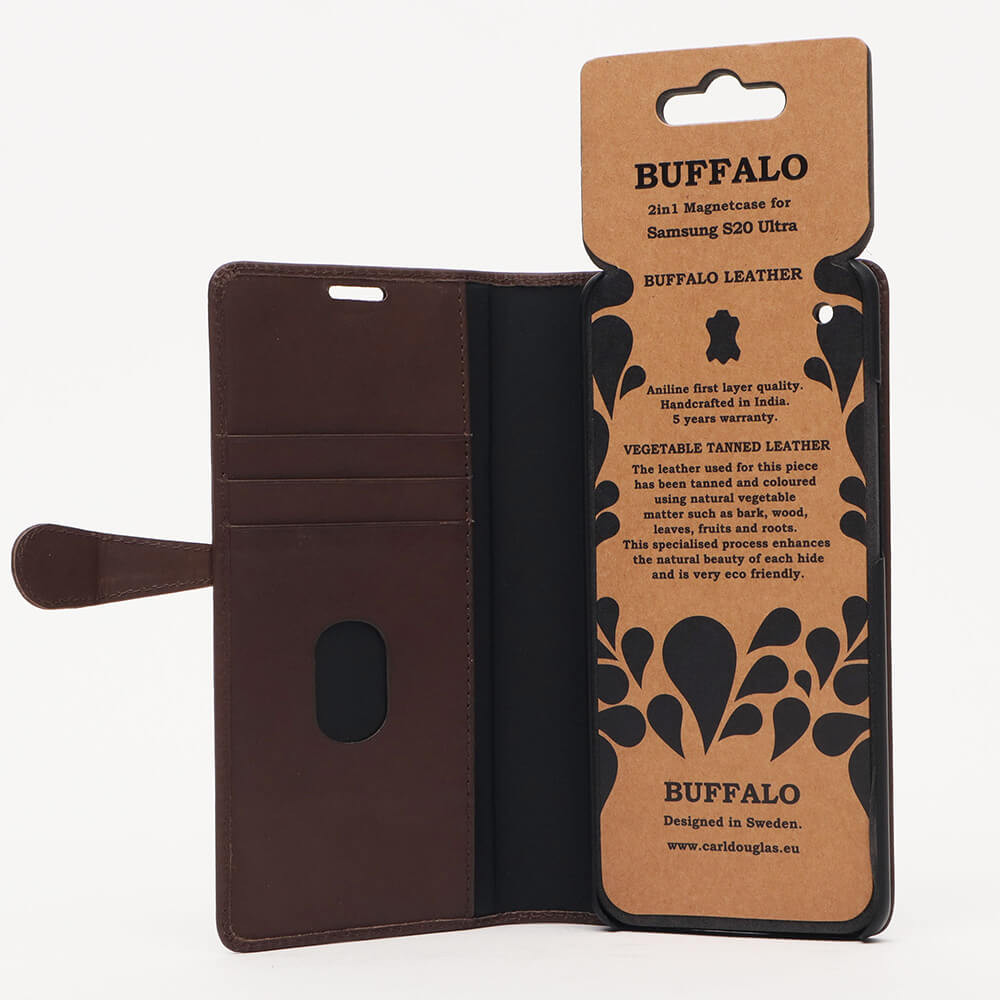 BUFFALO Lommebokveske Brun Samsung S20 Ultra