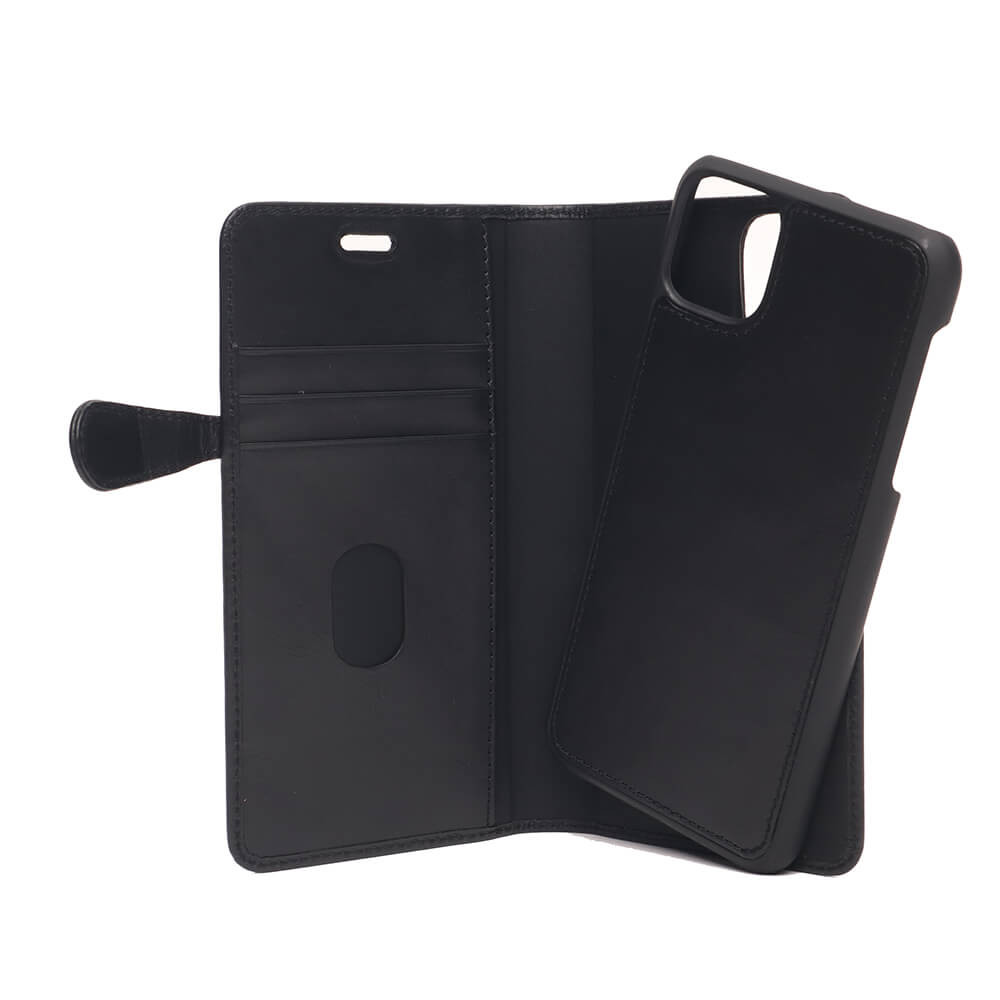 BUFFALO 2in1 Wallet Leather 3 card iPhone 11 Pro Black