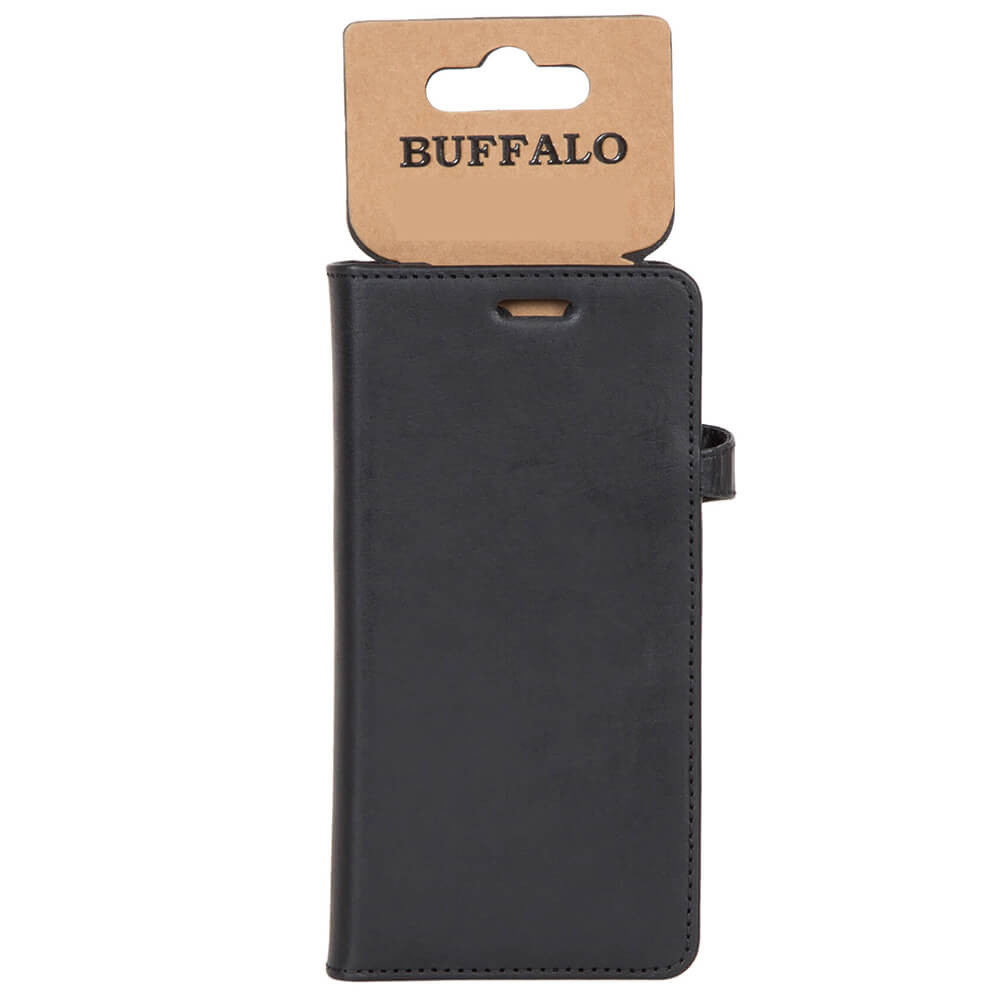 BUFFALO 2in1 Wallet Leather 3 card iPhone 11 Black