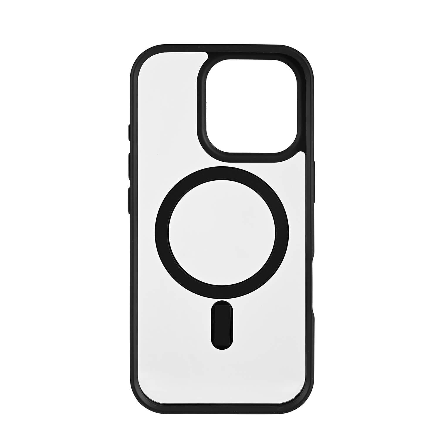 ONSALA Back Bumper Clear Case MagSerie iPhone 16 Pro Clear Case Black