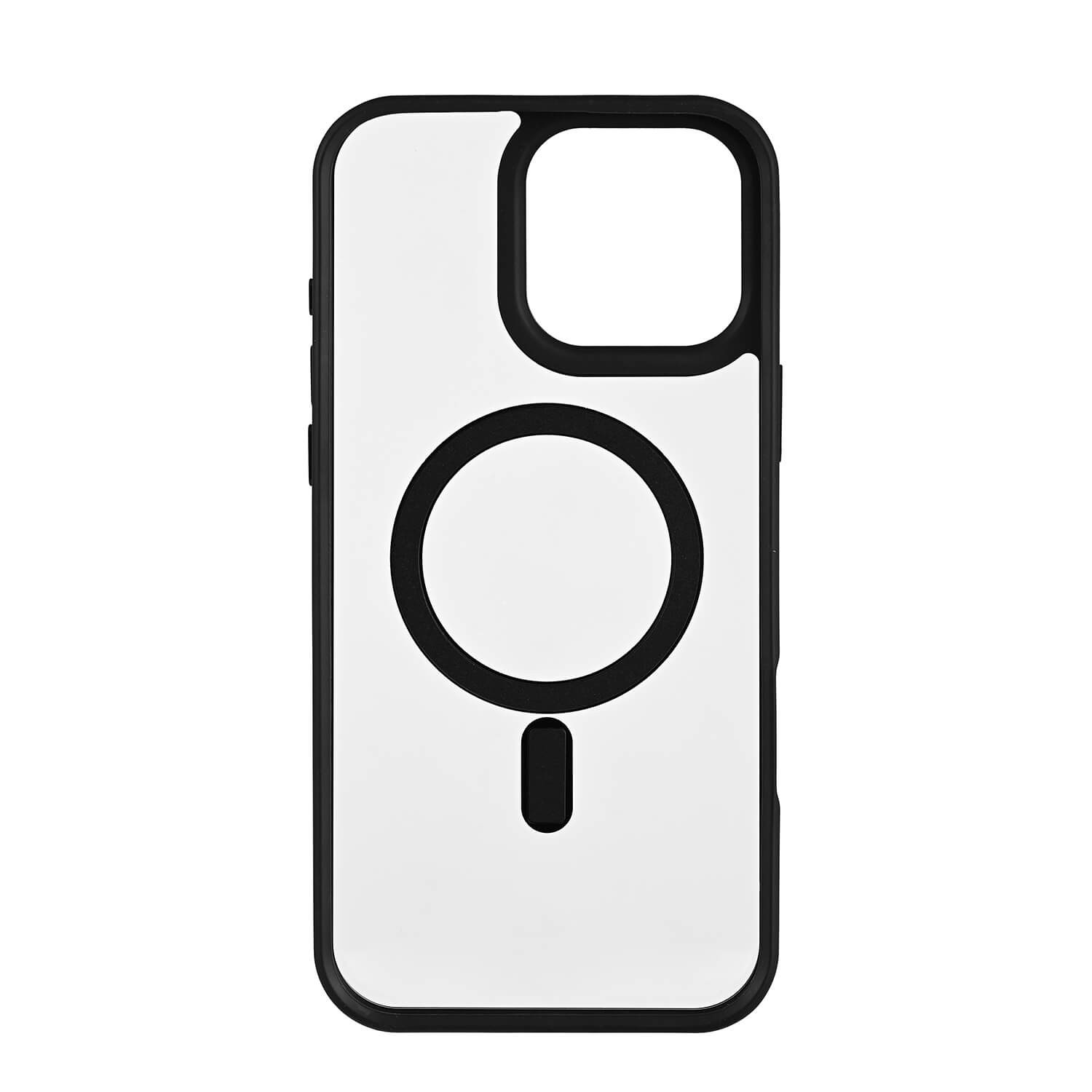 ONSALA Back Bumper Clear Case MagSerie iPhone 16 Pro Max Clear Case Black