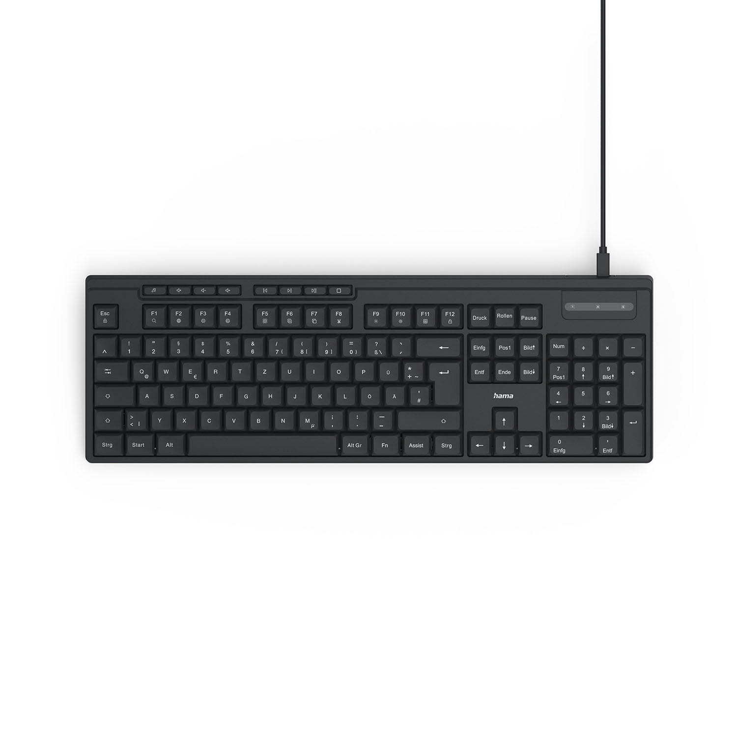 BildeHAMA Keyboard CK-200 Wired Black
