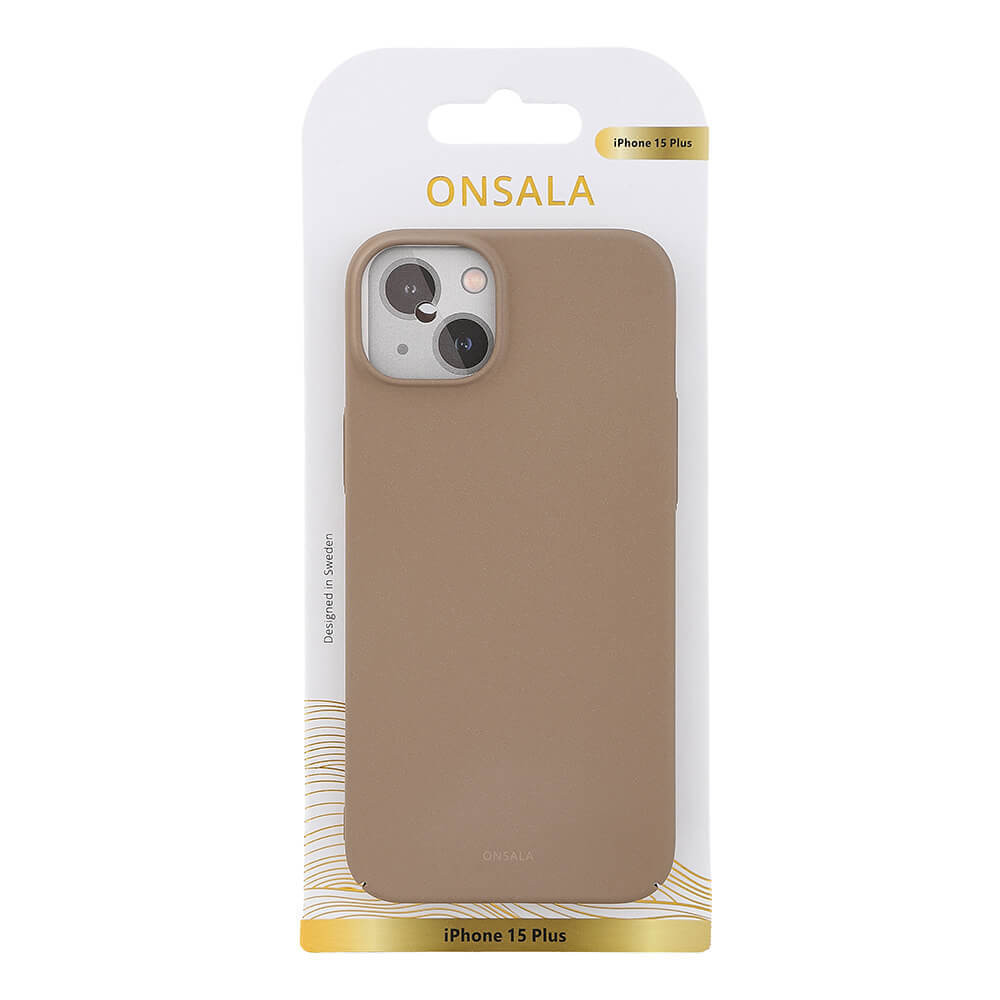 ONSALA  Backcover Thin Sand Burst iPhone 15 Plus Beige