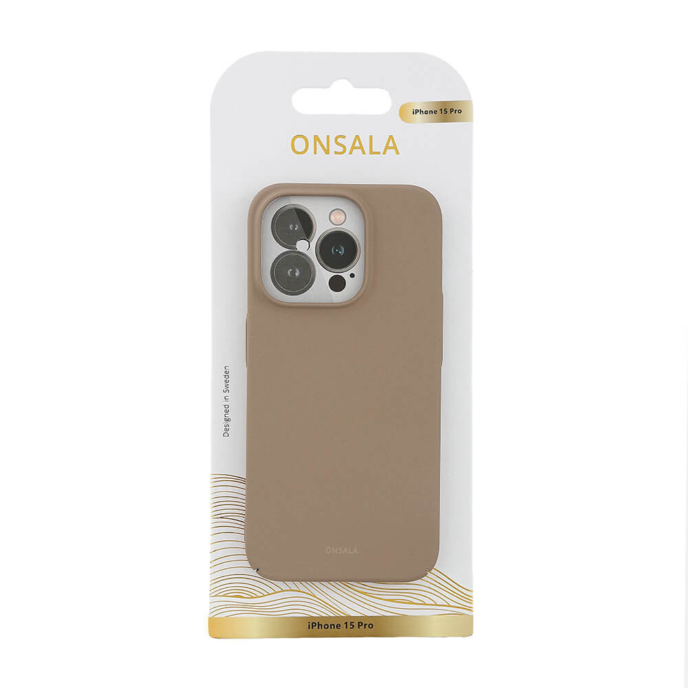 ONSALA  Backcover Thin Sand Burst iPhone 15 Pro Beige