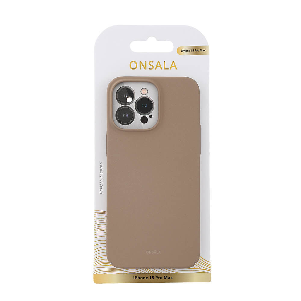 ONSALA  Backcover Thin Sand Burst iPhone 15 Pro Max Beige